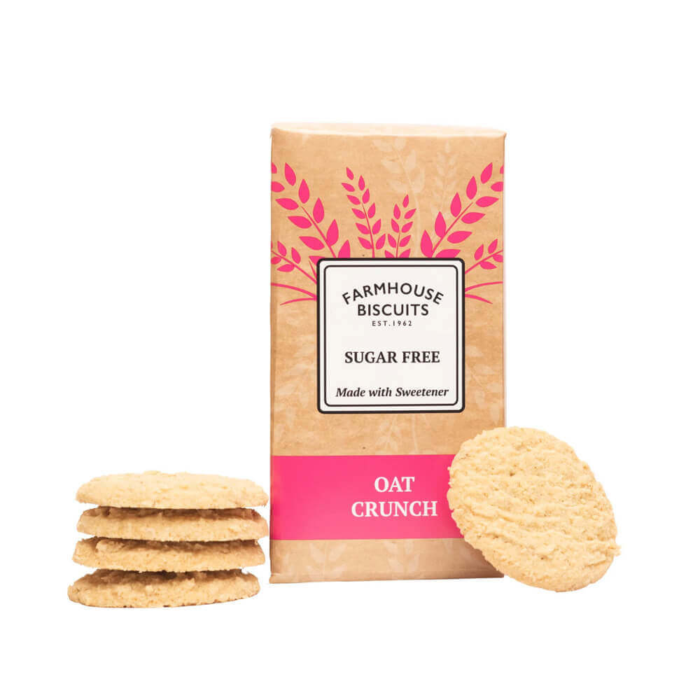 Farmhouse Biscuits Sugar Free Oat Crunch Cookies 150g         